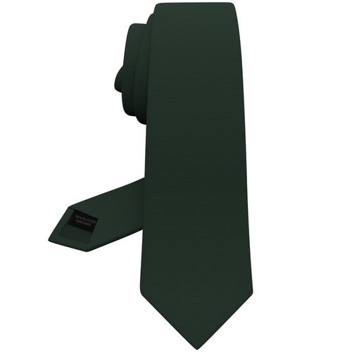 Gabardine  Dark Green Necktie