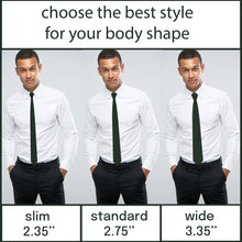 Gabardine  Dark Green Necktie