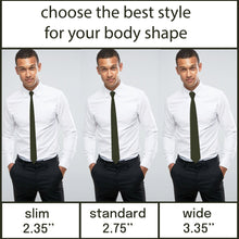 Gabardine Dark Olive Necktie