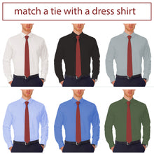 Gabardine David's Chianti Necktie