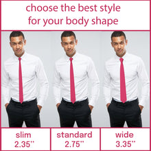 Gabardine Hot Pink Necktie