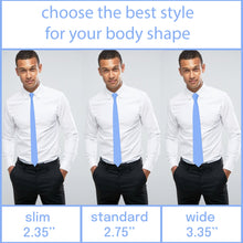 Gabardine Light Blue Necktie