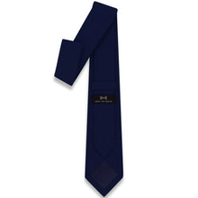 Gabardine Navy Blue Necktie