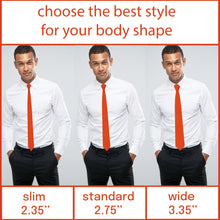 Gabardine Pumpkin Necktie