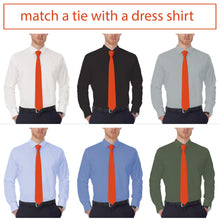 Gabardine Pumpkin Necktie