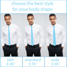 Gabardine Sky Blue Necktie