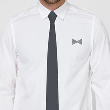 Gabardine Slate Grey Necktie