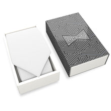 Gabardine White Necktie