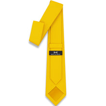 Gabardine Yellow Necktie