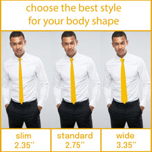 Gabardine Yellow Necktie