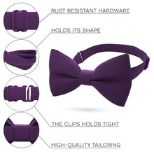 Plum Bow Tie - Bow Tie House