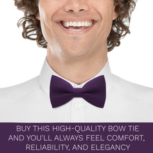 Plum Bow Tie - Bow Tie House