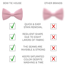 Rose Quartz Bow Tie - Bow Tie House