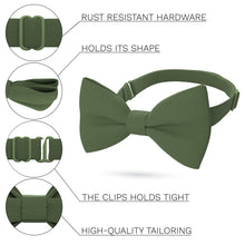 Linen Asparagus Bow Tie - Bow Tie House