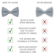 Linen Fossil Grey Bow Tie - Bow Tie House