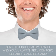 Linen Fossil Grey Bow Tie - Bow Tie House