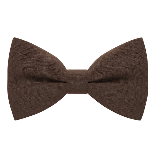 Linen Pecan Brown Bow Tie - Bow Tie House