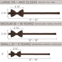 Linen Pecan Brown Bow Tie - Bow Tie House