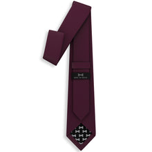 Oxford Burgundy Necktie