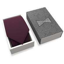 Oxford Burgundy Necktie