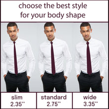 Oxford Burgundy Necktie