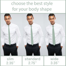 Oxford Deep Sage Necktie