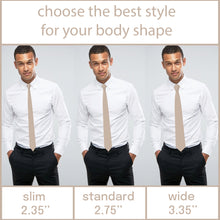 Oxford Dune Beige Necktie