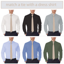 Oxford Dune Beige Necktie
