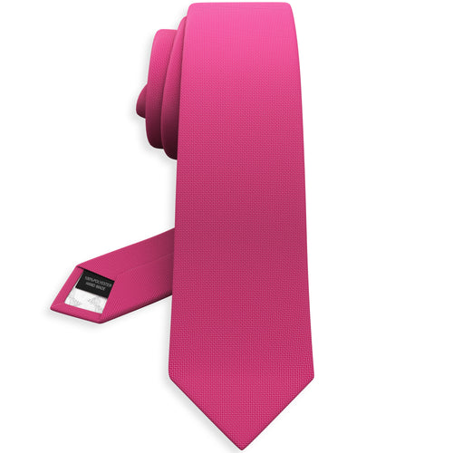 Oxford Hot Pink Necktie