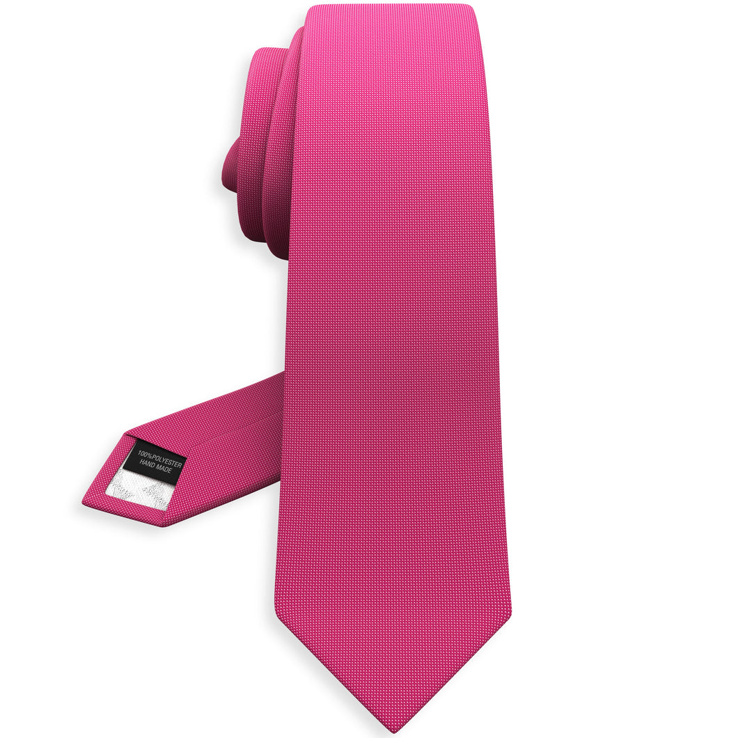 Oxford Hot Pink Necktie