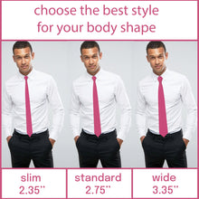 Oxford Hot Pink Necktie