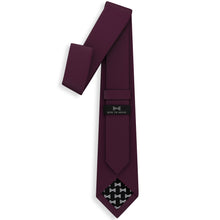 Oxford Maroon Red Necktie