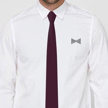 Oxford Maroon Red Necktie