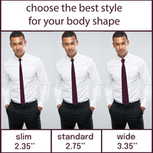 Oxford Maroon Red Necktie