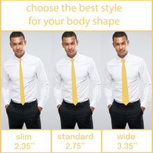 Oxford Merigold Yellow Necktie
