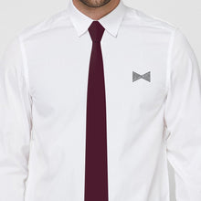 Oxford Merlot Red Necktie
