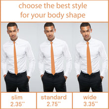 Oxford Orange Necktie