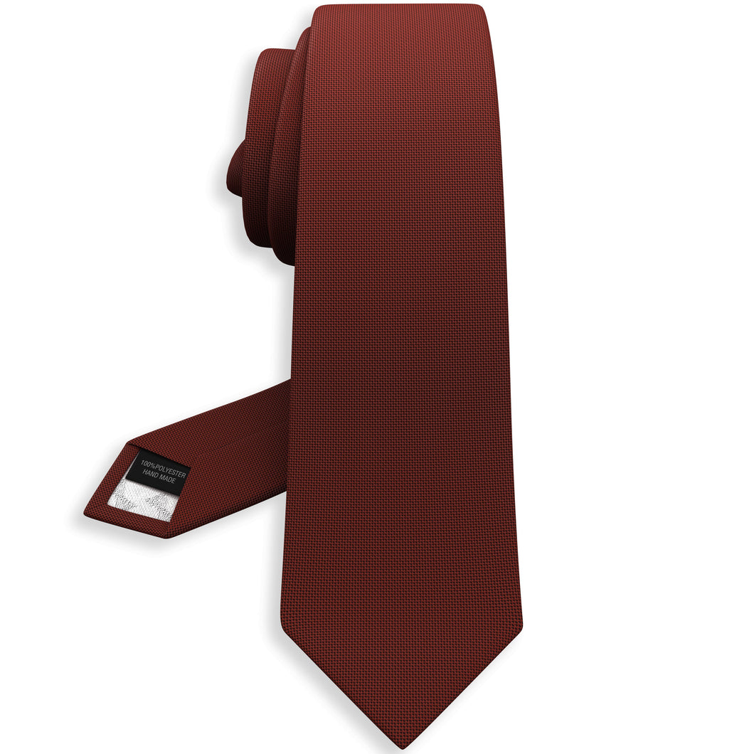 Oxford Rust Necktie