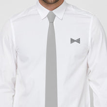 Oxford Silver Grey Necktie