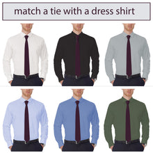 Oxford Wine Red Necktie