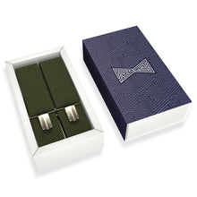 Asparagus Slim Suspenders for Men & Women Y-back Shape 1 inch wide