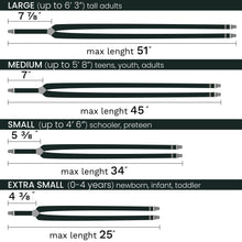 Dark Green Slim Suspenders for Men & Women Y-back Shape 1 inch wide