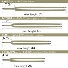 Light Fern Slim Suspenders for Men & Women Y-back Shape 1 inch wide