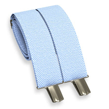 Pastel Blue Slim Suspenders for Men & Women Y-back Shape 1 inch wide
