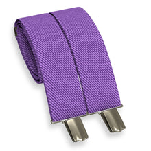 Purple Slim Suspenders for Men & Women Y-back Shape 1 inch wide