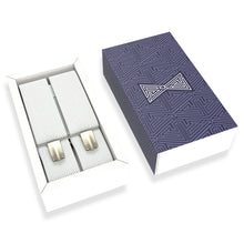 White Slim Suspenders for Men & Women Y-back Shape 1 inch wide