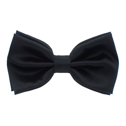 Silk Black Bow Tie - Bow Tie House