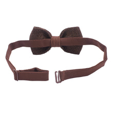 Burlap Rustic Brown Bow Tie - Bow Tie House