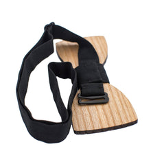 Wooden White Musical Notes Bow Tie - Bow Tie House