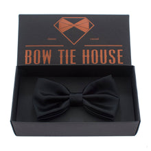 Silk Black Bow Tie - Bow Tie House